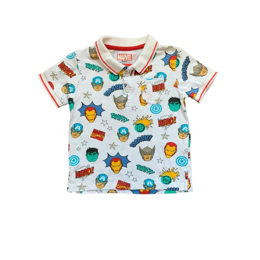 Babyhug Marvel Superhero Polo